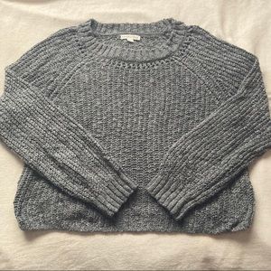 Gray Chunky Knit Sweater
